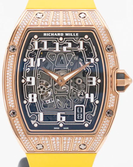 2021 Richard Mille RM 67 47.5MM Skeleton Dial Rubber Strap (RM67-01)