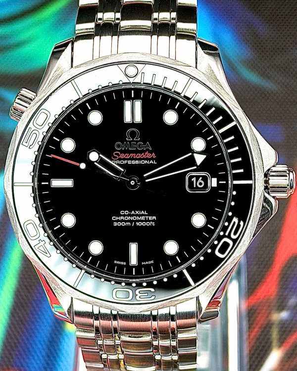 2017 Omega Seamaster Diver 300M 41MM Black Dial Steel Bracelet (212.30.41.20.01.003)