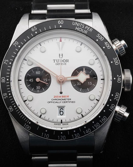 2023 Tudor Black Bay Chrono "Panda" 41MM White Dial Steel Bracelet (79360N)