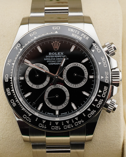 Rolex Cosmograph Daytona 40MM Black Dial Oyster Bracelet (126500LN)