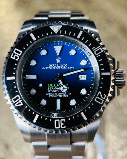 2019 Rolex Sea-Dweller Deepsea "James Cameron" 44MM Blue Dial Oyster Bracelet (126660)