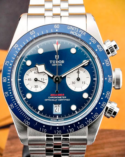 2025 Tudor Black Bay Chrono 41MM Blue Dial Steel Bracelet (79360B)
