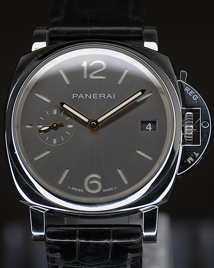 2022 Panerai Luminor Due 42MM Grey Dial Leather Strap (PAM01250)