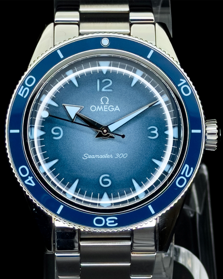 2023 Omega Seamaster Diver 300M "Summer Blue" 41MM Blue Dial Steel Bracelet (234.30.41.21.03.002)
