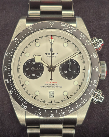 2023 Tudor Black Bay Chrono "Panda" 41MM White Dial Steel Bracelet (79360N)