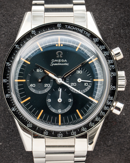 2024 Omega Speedmaster Anniversary Series "The First Omega In Space" 39.7MM Blue Dial Steel Bracelet (310.30.40.50.06.001)