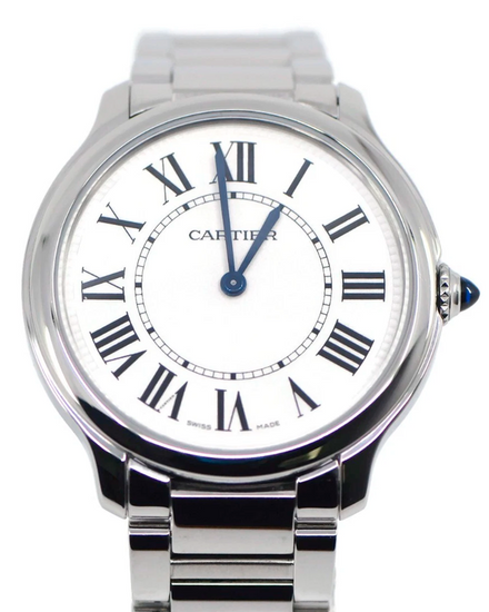 2022 Cartier Ronde De Cartier 36MM Quartz Silver Dial Steel Bracelet (WSRN0034)