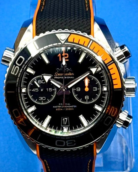 2025 Omega Seamaster Planet Ocean 600M 45.5MM Black Dial Rubber Strap (215.32.46.51.01.001)