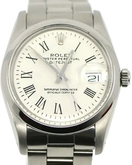 Rolex Oyster Perpetual Date 34MM Aftermarket White Dial Oyster Bracelet (15000)