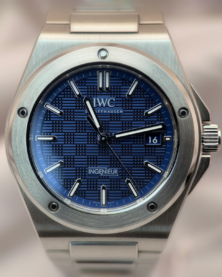 2025 IWC Schaffhausen Ingenieur 40MM Blue Dial Steel Bracelet (IW328907)