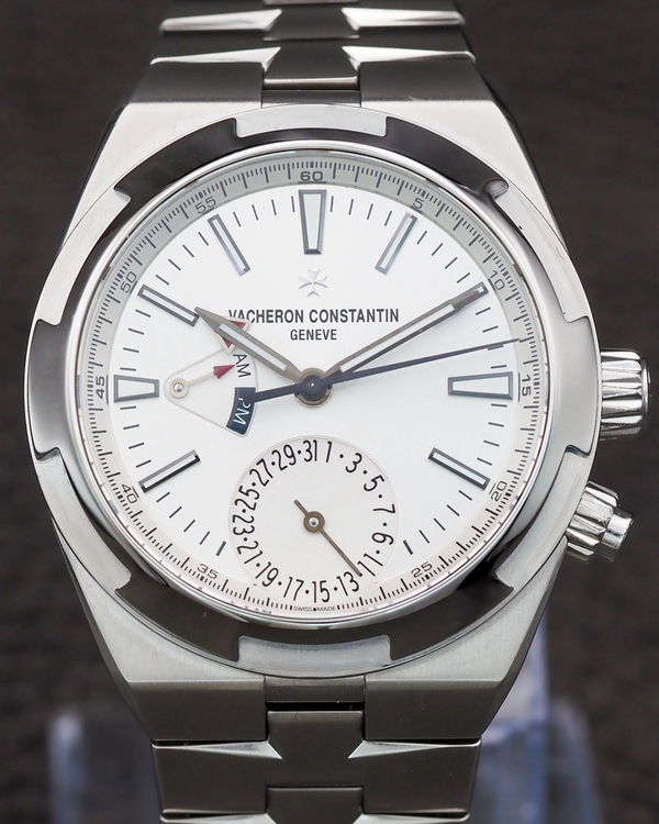 2020 Vacheron Constantin Overseas Dual Time 41MM White Dial Steel Bracelet (7900V/110A-B333)