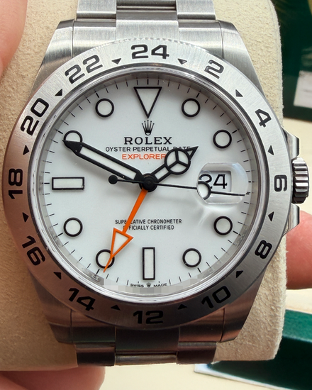 2025 Rolex Explorer II "Polar" 42MM White Dial Oyster Bracelet (226570)