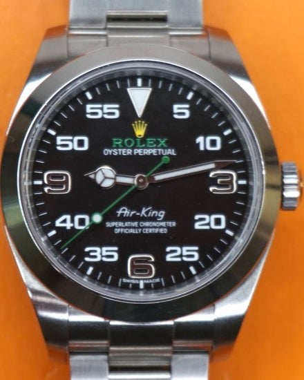 2021 Rolex Air-King 40MM Black Dial Oyster Bracelet (116900)