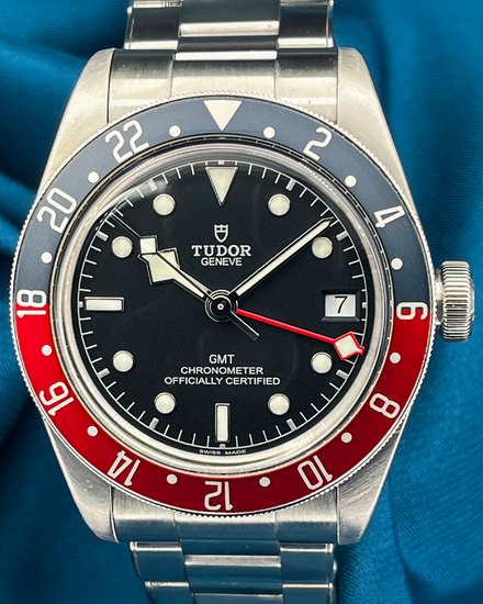 2019 Tudor Black Bay GMT "Pepsi" 41MM Black Dial Steel Bracelet (79830RB)