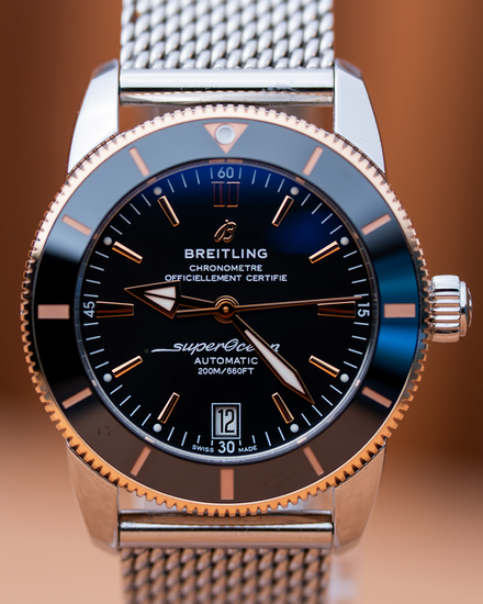 2025 Breitling Superocean Heritage B20 42MM Black Dial Steel Bracelet (UB2010121B1S1)