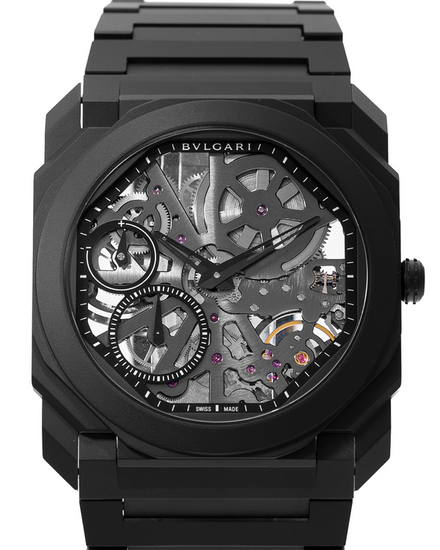 2019 Bvlgari Octo Finissimo 40MM Skeleton Dial Ceramic Bracelet (103126)