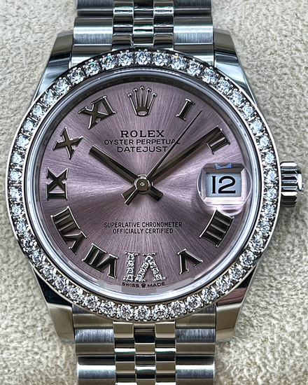 2025 Rolex Datejust 31MM Pink "Sundust" Dial Jubilee Bracelet (278384RBR)