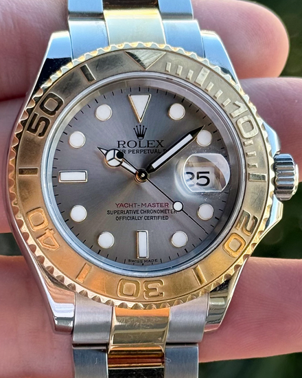 2005 Rolex Yacht-Master 40MM Slate Dial Two-Tone Oyster Bracelet (16623)