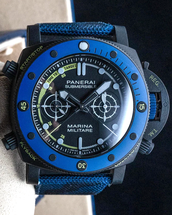 2024 Panerai Submersible Forze Speciali 47MM Black Dial Textile Strap (PAM02239)