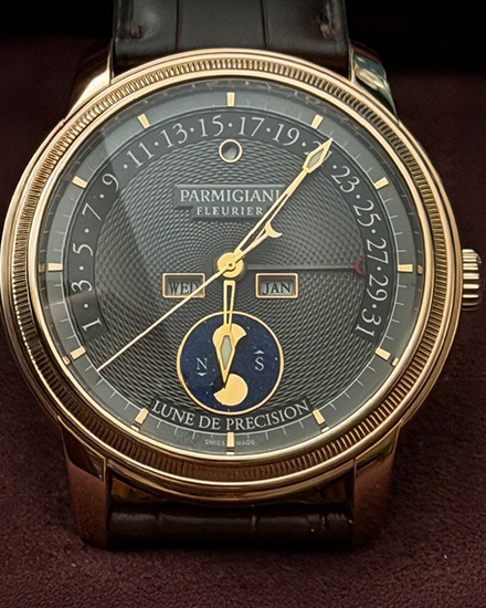 2019 Parmigiani Fleurier Toric Quantième Perpétuel Rétrograde 42.5MM Slate Dial Leather Strap (PFH427-1600200-HA1241)