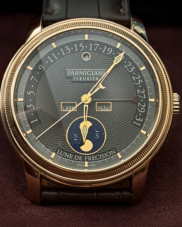 2019 Parmigiani Fleurier Toric Quantième Perpétuel Rétrograde 42.5MM Slate Dial Leather Strap (PFH427-1600200-HA1241)