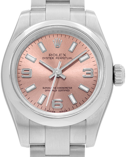 Rolex Oyster Perpetual Lady 26MM Pink Dial Oyster Bracelet (176200)