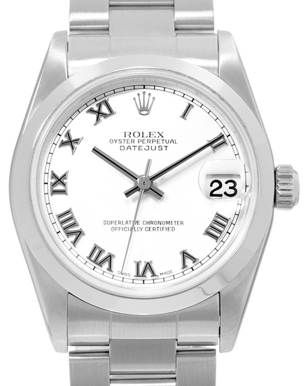 2000 Rolex Datejust 31MM White Dial Oyster Bracelet (78240)