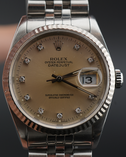 1991 Rolex Datejust 36MM Champagne Dial Jubilee Bracelet (116234)