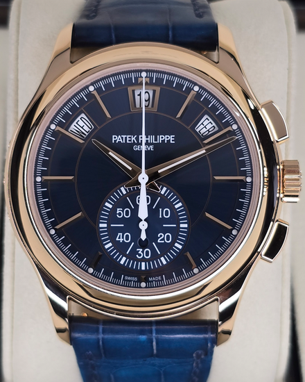 2025 Patek Philippe Annual Calendar 42MM Blue Dial Leather Strap (5905R-010)
