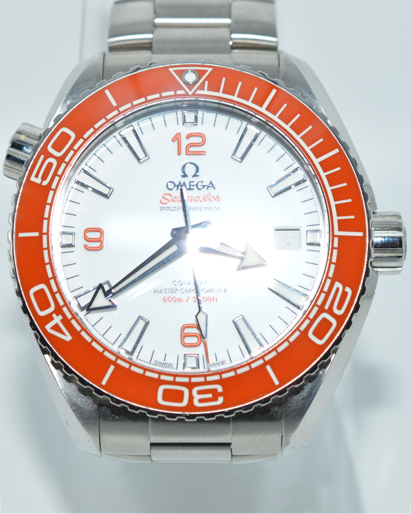Omega Seamaster Planet Ocean 600M 43.5MM White Dial Steel Bracelet (215.30.44.21.04.001)