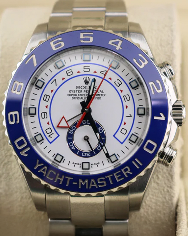 Rolex Yacht-Master II 44MM White Dial Oyster Bracelet (116680)