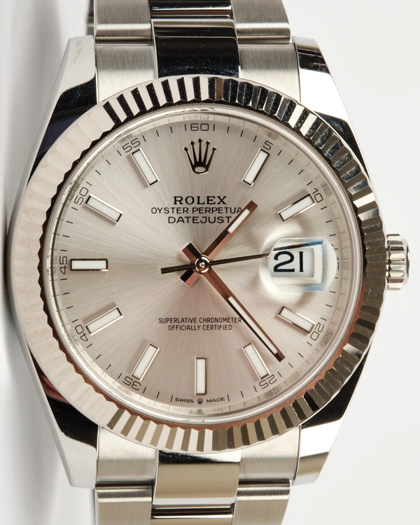 2025 Rolex Datejust 41MM Silver Dial Oyster Bracelet (126334)