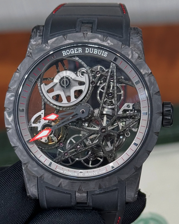 Roger Dubuis Excalibur 42MM Skeleton Dial Rubber Strap (RDDBEX0777)