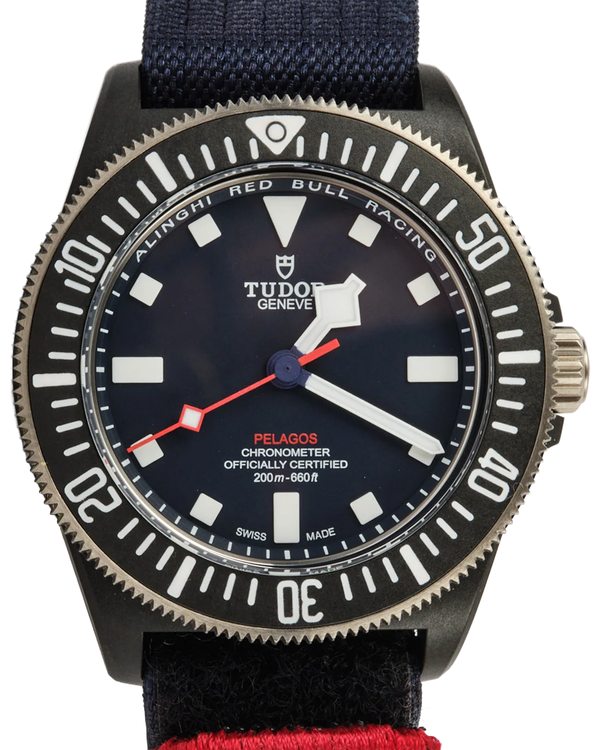2024 Tudor Pelagos FXD "Alinghi Red Bull Racing" 42MM Blue Dial Textile Strap (25707KN)