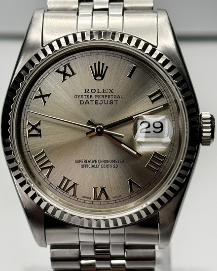 Rolex Datejust 36MM Slate Dial Jubilee Bracelet (16234)