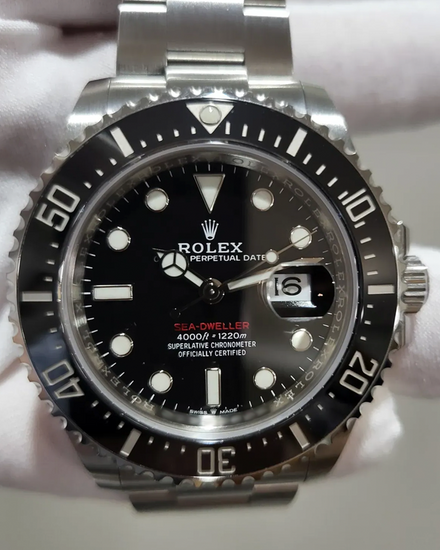 2020 Rolex Sea-Dweller "Red Letters" "50th Anniversary Edition" 43MM Black Dial Oyster Bracelet (126600)