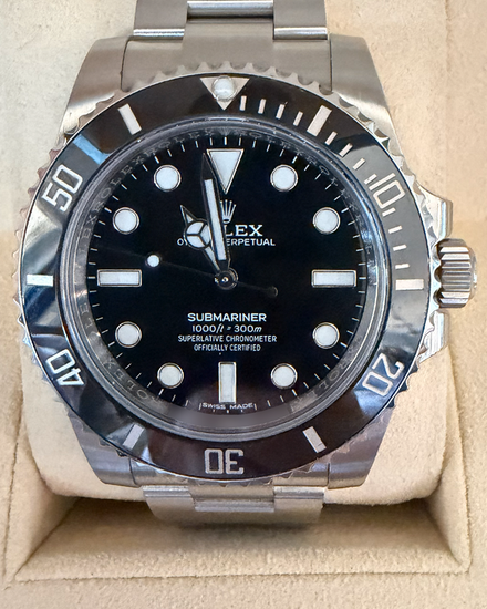 2018 Rolex Submariner No-Date 40MM Black Dial Oyster Bracelet (114060)