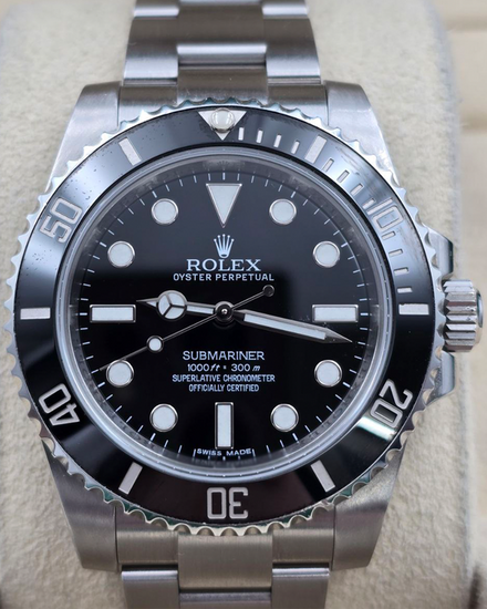 2012 Rolex Submariner No-Date 40MM Black Dial Oyster Bracelet (114060)