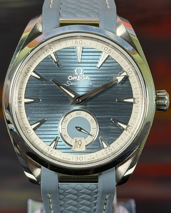 2022 Omega Seamaster Aqua Terra 150M 41MM Blue Dial Rubber Strap (220.12.41.21.03.005)