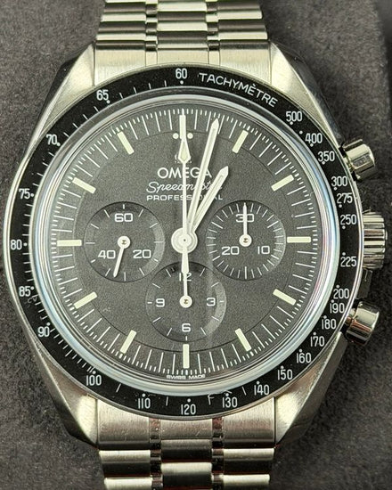 2024 Omega Speedmaster Professional Moonwatch 42MM Black Dial Steel Bracelet (310.30.42.50.01.002)