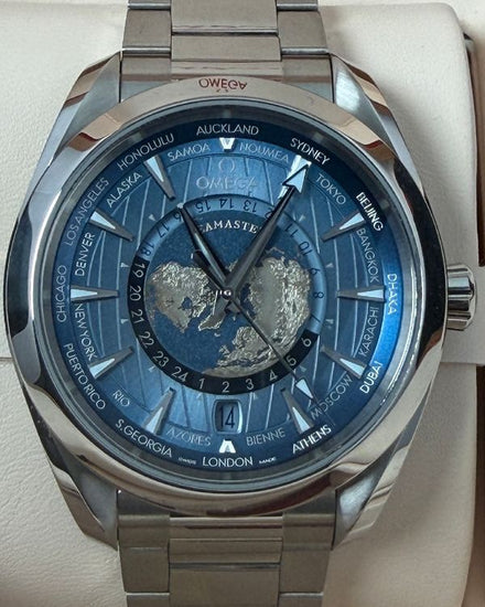 2024 Omega Seamaster Aqua Terra 150M "Summer Blue" 43MM Blue Dial Steel Bracelet (220.10.43.22.03.002)