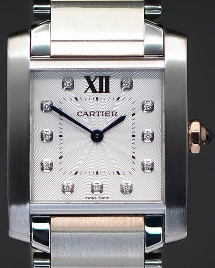 Cartier Tank Française 25MM Quartz Silver Dial Two-Tone Bracelet (WE110005)