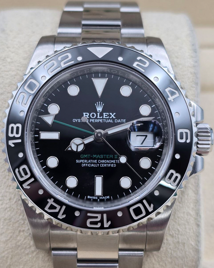 2016 Rolex GMT-Master II 40MM Black Dial Oyster Bracelet (116710LN)