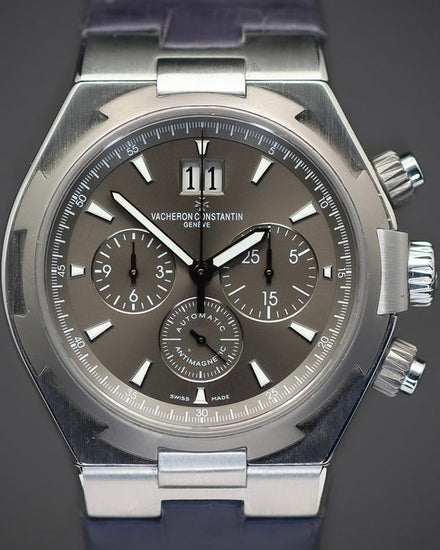 2011 Vacheron Constantin Overseas 42MM Grey Dial Leather Strap (49150/000W-9501)
