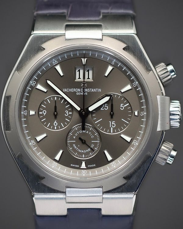 2011 Vacheron Constantin Overseas 42MM Grey Dial Leather Strap (49150/000W-9501)