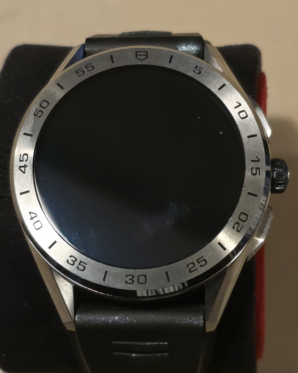 No Reserve - Tag Heuer Connected E3 45MM Quartz Black Dial Rubber Strap (SBG8A12.BT6239)