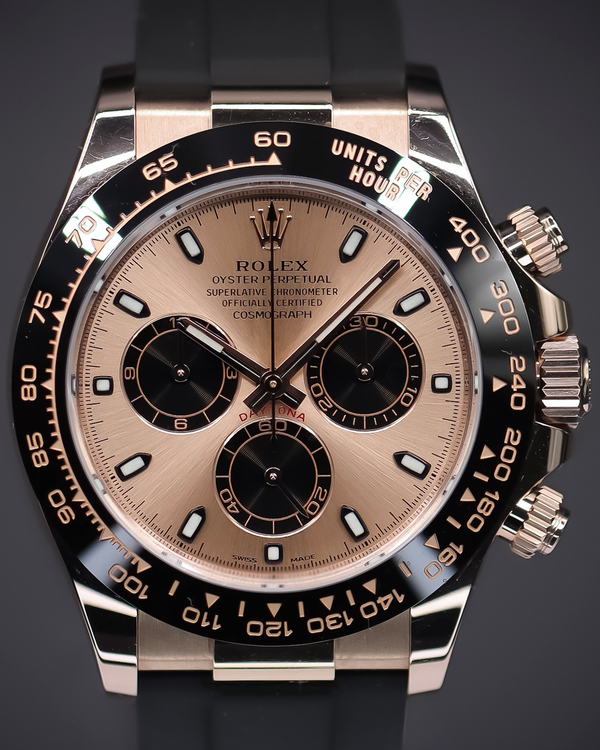 2019 Rolex Cosmograph Daytona 40MM Sundust Dial Rubber Strap (116515LN)