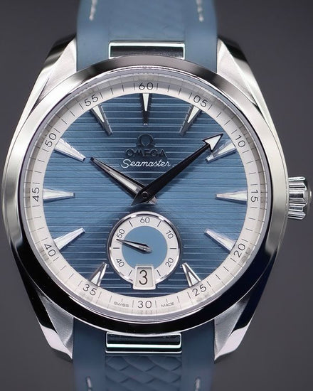 2023 Omega Seamaster Aqua Terra 150M 41MM Blue Dial Rubber Strap (220.12.41.21.03.005)