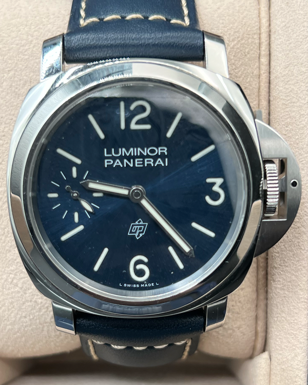 2024 Panerai Luminor "Blu Mare" 44MM Blue Dial Leather Strap (PAM01085)