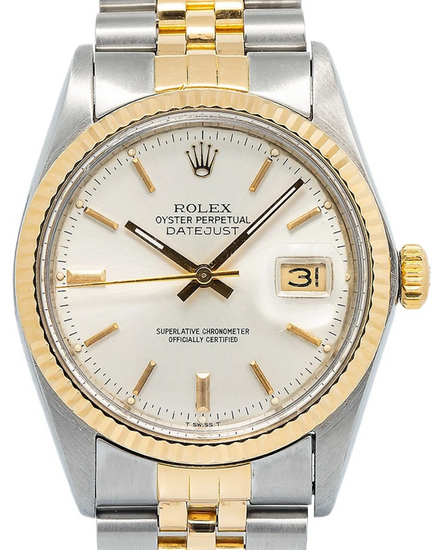 Rolex Datejust 36MM Silver Dial Two-Tone Jubilee Bracelet (16013)